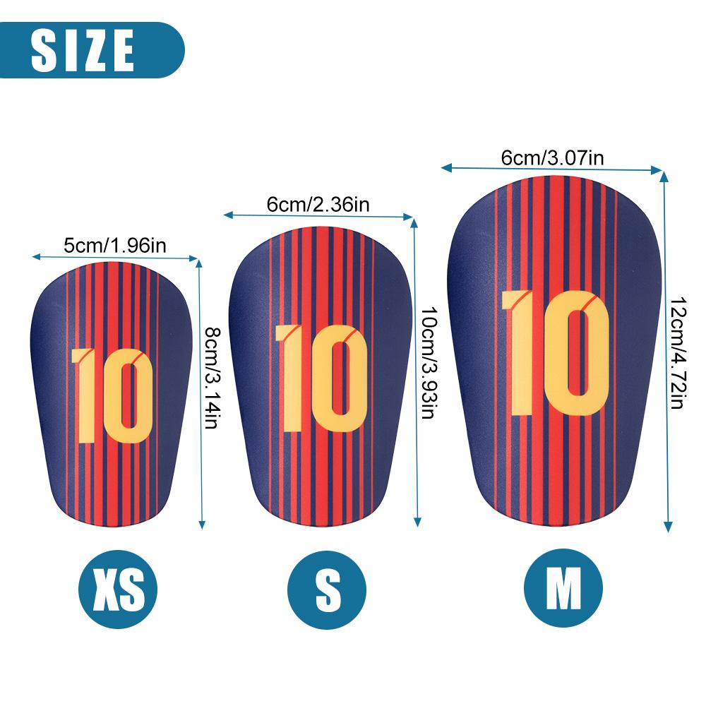 1Pair Mini Shin Guards Soccer - Extra Small Miniature Soccer Calf Pads - Protective Equipment Shin Guards for Teen Adults Kids 1