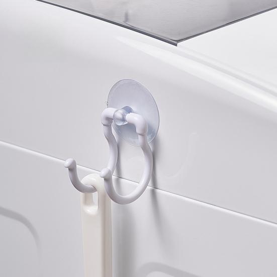 Крючок на присоске, вешалка для полотенец с 2 крючками, настенный крючок без сверления, крючок для ванной комнаты, кухни