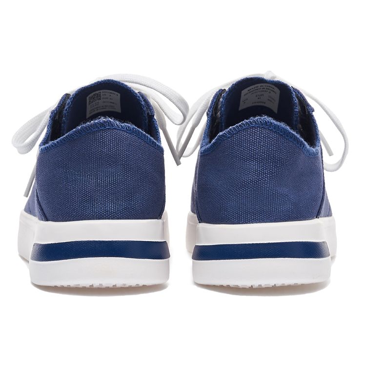 Li-Ning Прочные дышащие нескользящие низкие парусиновые туфли мужские кроссовки сине-белые AGCQ037-2