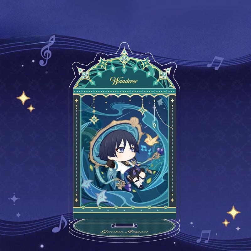 Genshin impact Game Peripheral Gifts Акриловые стоячие знаки Настольные декоративные украшения Furina Wriothesley Neuvillette Lynette