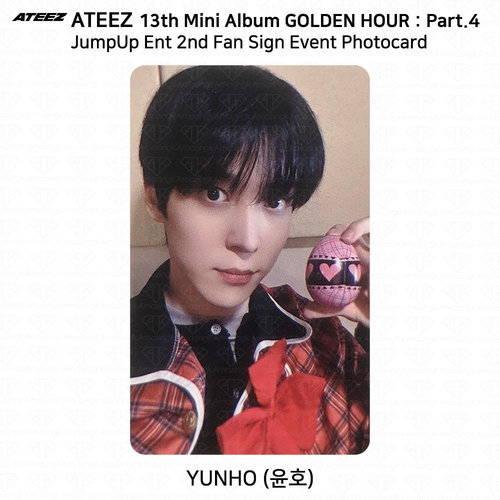 ATEEZ 13-й мини-альбом Golden Hour Pt.4 JumpUpEnt 2-я фотокарточка для фансайна