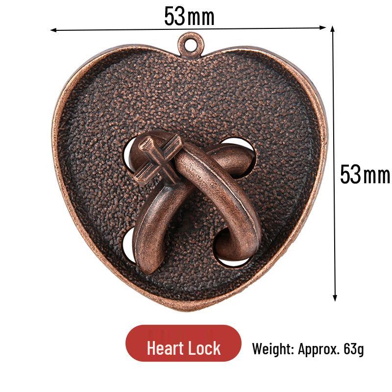 Замок Конгмин 9 звеньев IQ-пазл - Образовательная игрушка из цинкового сплава для взрослых и детей