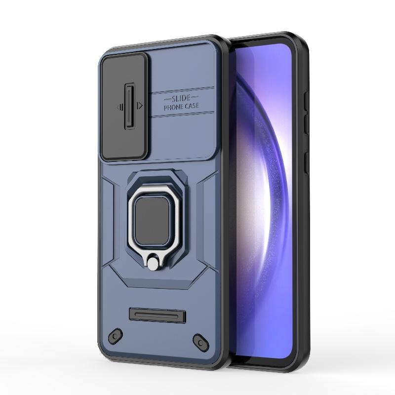 Слайд Защита Объектива Камеры Бронированный Чехол Для Samsung Galaxy A14 A15 A24 A25 A34 A35 A54 A55 Бамперы Военного Класса Кольцо-Крышка