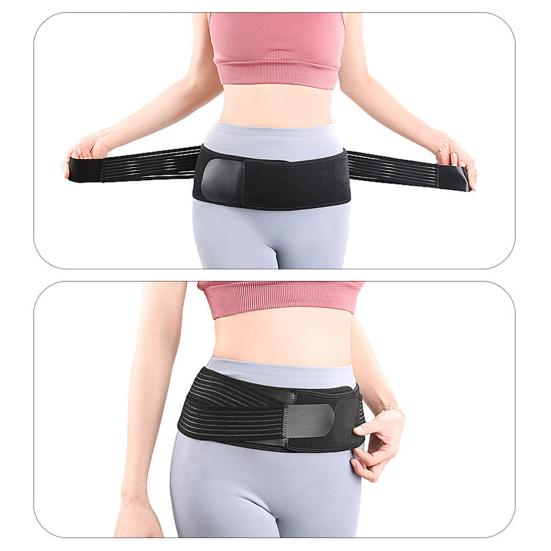 Крестцово-подвздошный тазобедренный пояс Застежка-лента Эластичный Дышащий Женский Облегчение боли Контроль живота Поддержка бедер Пояс для коррекции таза Живот
