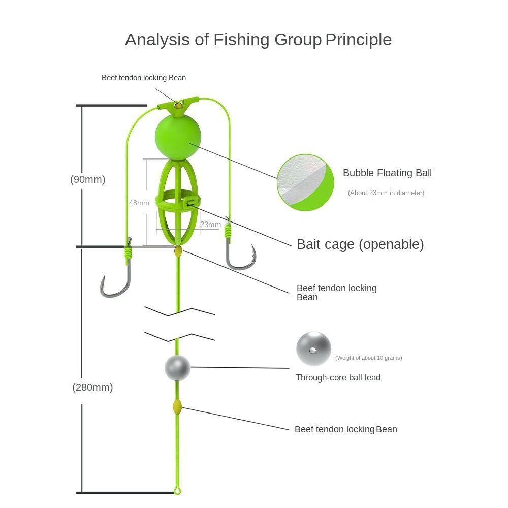 Углеродистая сталь рыболовная приманка клетка рыболовный набор рыболовная пружина клетка леска группа кормушка грузило море