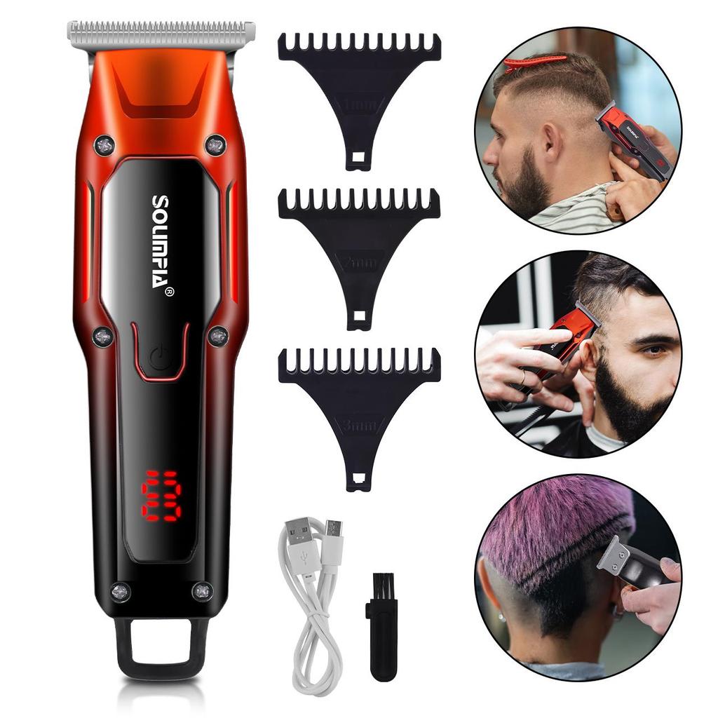 Hair Clippers for Men Professional - Cordless&Corded Barber Clippers for Hair Cutting & Grooming Rechargeable Beard Trimmer