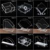 Acrylic Napkin Holder Transparent Paper Towel Box Creative Restaurant Napkin Box  Restaurant