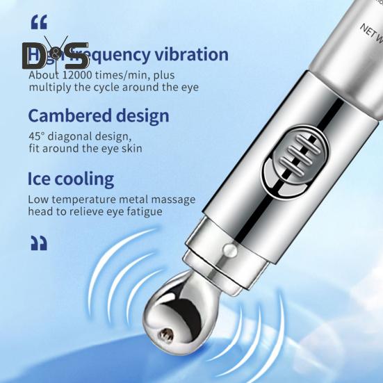 Массажный крем для кожи вокруг глаз с эффектом стирания морщин и мультипептидами 20 г Укрепляющий электронный массажер для тонких линий Умный крем для кожи вокруг глаз Электрический массажный крем для кожи вокруг глаз