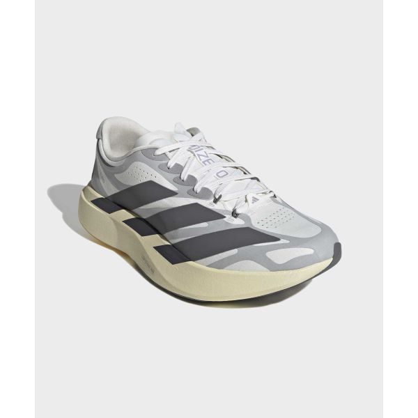 adidas Adizero Evo Sl Удобные Беговые Кроссовки Мужские Кроссовки Белый Серый KJ0430