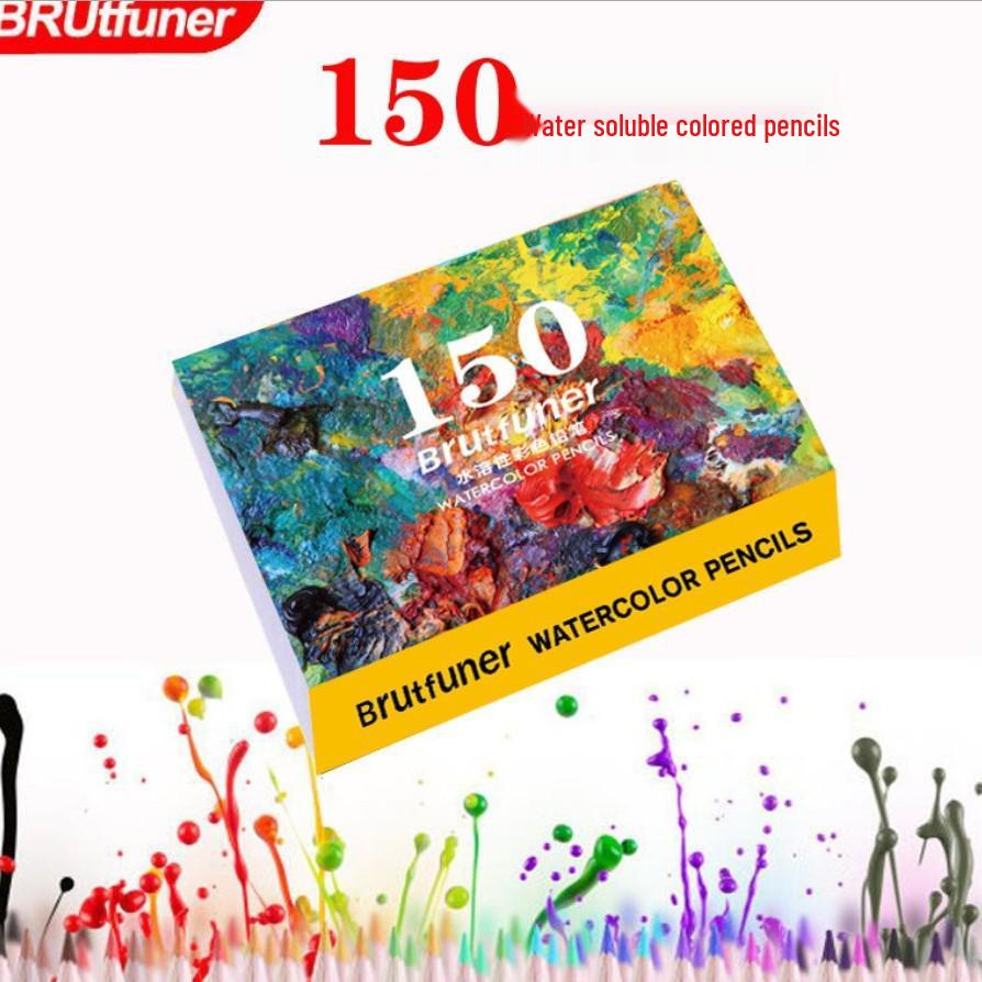 Набор масляных карандашей Brutfuner 180 цветов и набор цветных карандашей 120 цветов для рисования