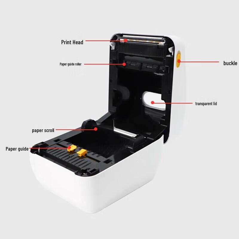 QIRUI QR-888 Thermal Label Printer CN plug (adapter included)