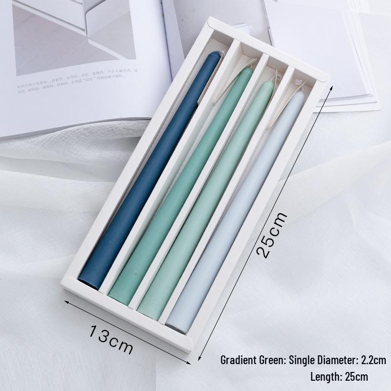 Transparent T-Shaped Glass Candlestick for Home, Living, and Dining Room Decoration