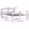 Solid Wood Bed without Mattress Wax Brown 120 x 200 cm Pine Wood