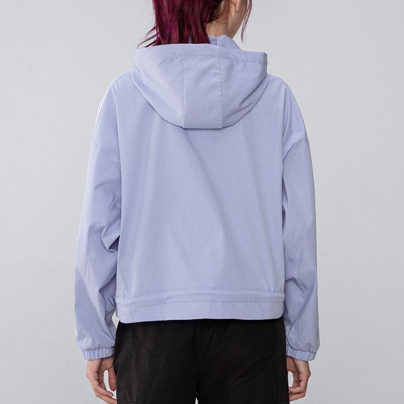 adidas Куртки Neo Женские Светло-фиолетовые С капюшоном Умеренные Другие H18581