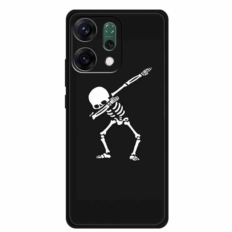 For Oppo Reno 14 5G Phone Case 6.59" Fashion Luxury Casing Black Silicone Soft Back Cover For Oppo Reno 14 Shockproof Capa Funda