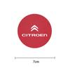 TXBB4 2PCS Citroen Emblem Badge Car Anti Slip Mat Coaster Water Cup Slot For Citroen C8 DS3 C6 C3 Vts C4 Saxo C4L C5 C2 C1 Xsara C3-XR