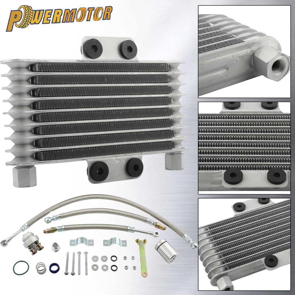 for Honda CB CG Oil Cooler Oil Radiator Kit for Yamaha Kawasaki ATV UTV DirtBike Motocross Off Road Racing Universal Accessories