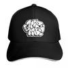 HIP HOP Throwie Baseball Cap Cotton Twill Breathable Contrast Two Tone Brim Snapback Flat Bill
