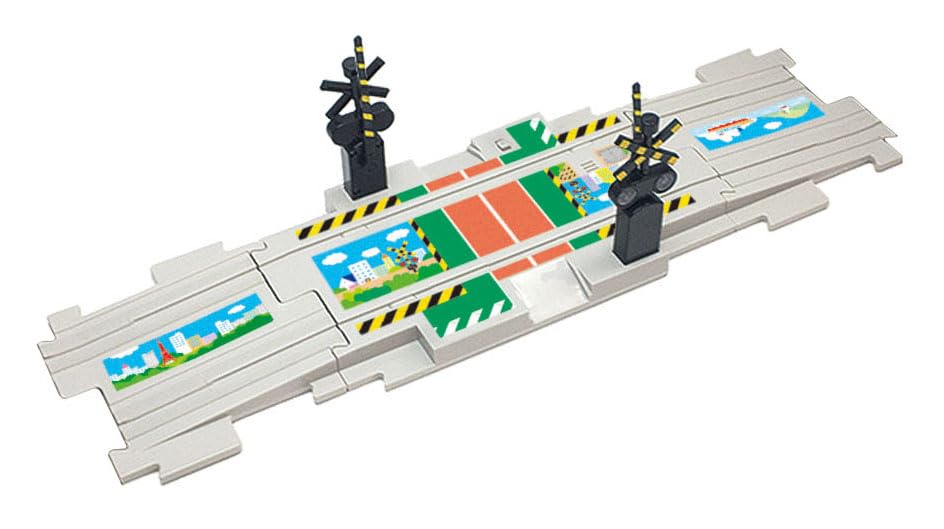 Masudaya Corporation Панель Мира Расширение Панели, Набор Железнодорожный Переезд III, Игрушечный Поезд, Набор Рельсов, Работает от Батареек, Возраст 3 года и старше, 480-1749