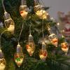 Рождественские светодиодные гирлянды Рождественская елка Кукольные гирлянды Бутылки Гирлянда Праздничные огни Атмосфера I1C7