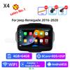 FJN1 For Jeep Renegade 2014 - 2018 Android Auto Carplay Car Radio Multimedia Video Player GPS Navigation WiFi Bluetooth Head Unit