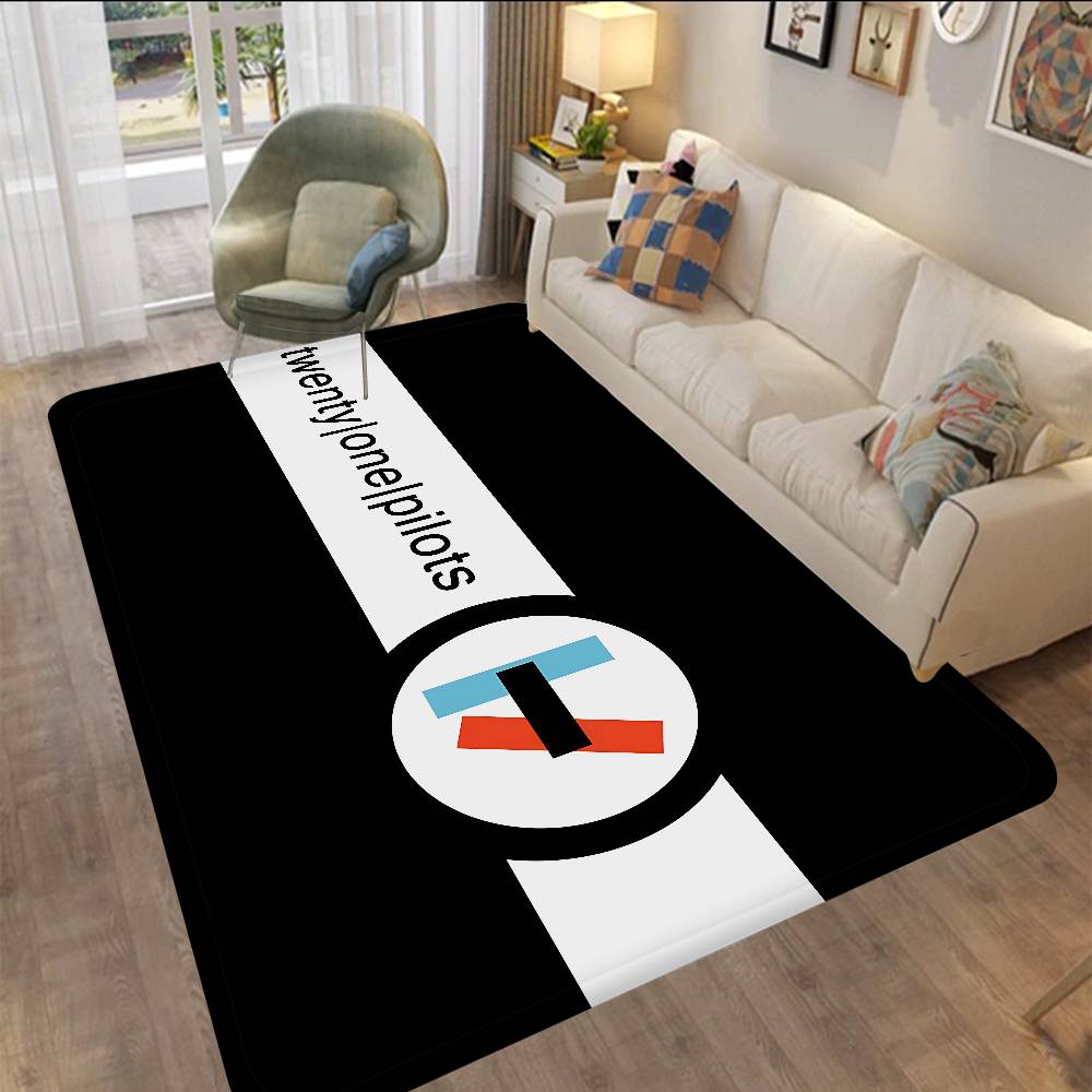 Popular T-Twenty One Pilot Kitchen Mat Nordic Style Bedroom Living Room Doormat Home Balcony Anti-Slip Welcome Rug