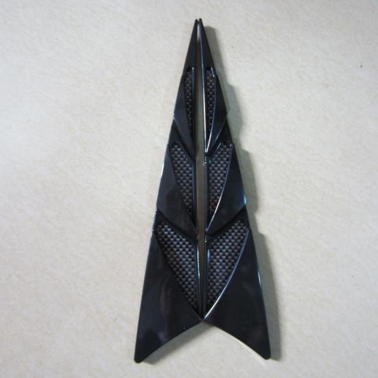 1 пара наклеек на вентиляционное отверстие, самоклеящаяся износостойкая наклейка из АБС-пластика с автоматической боковой розеткой для автомобиля