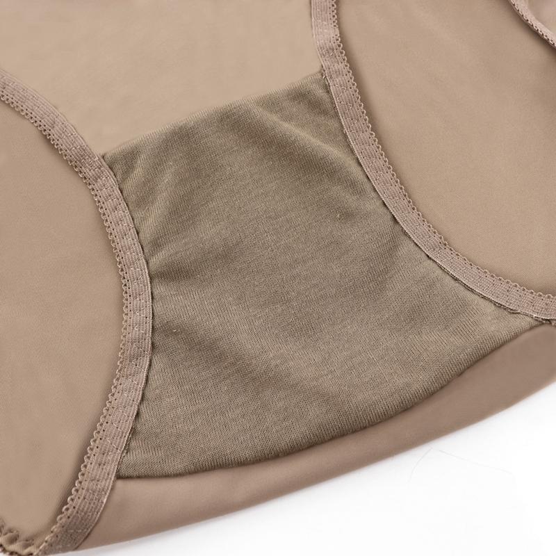 Трусики с высокой талией для женщин, нижнее белье, женские дешевые трусы, бесследные тонкие атласные трусики L 0Xl