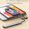 USB C Хаб USB Разветвитель 8 в 1 USB Удлинитель с 4 USB портами 1 портом USB-C Картридер TF/SD Аудиовыход Совместим с Macbook