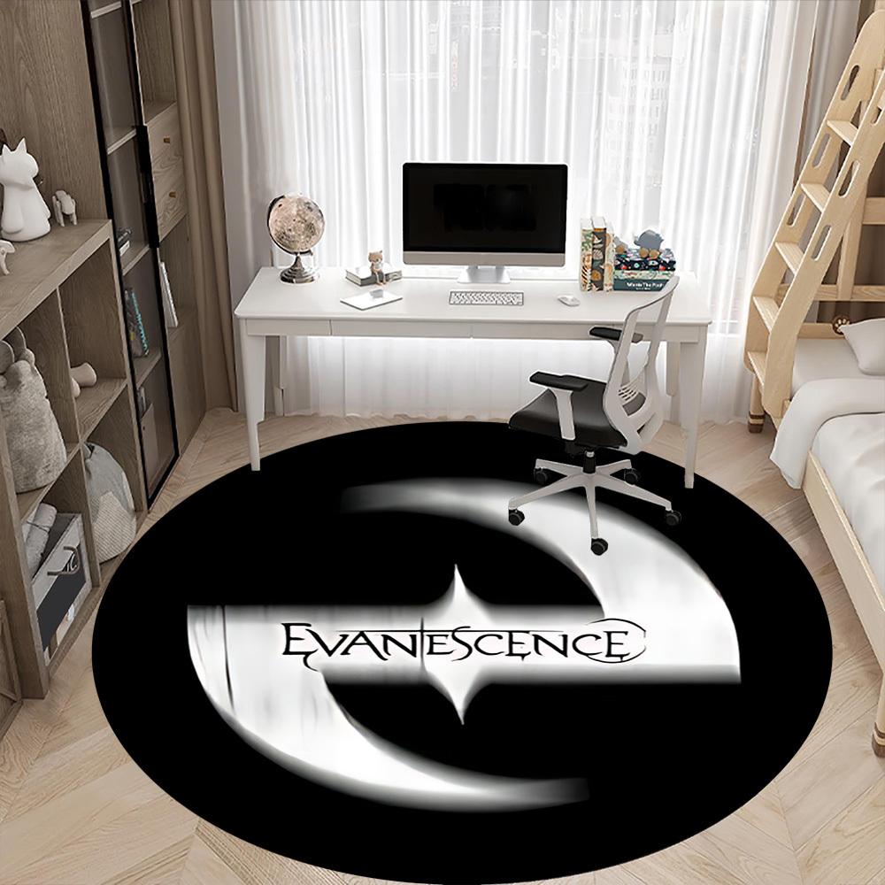 1PC Evanescence Office Round Area Rug, Indoor Mat Suitable For Office, Under Office Chairs Bedroom Living Room Home Decor, Room Deco110