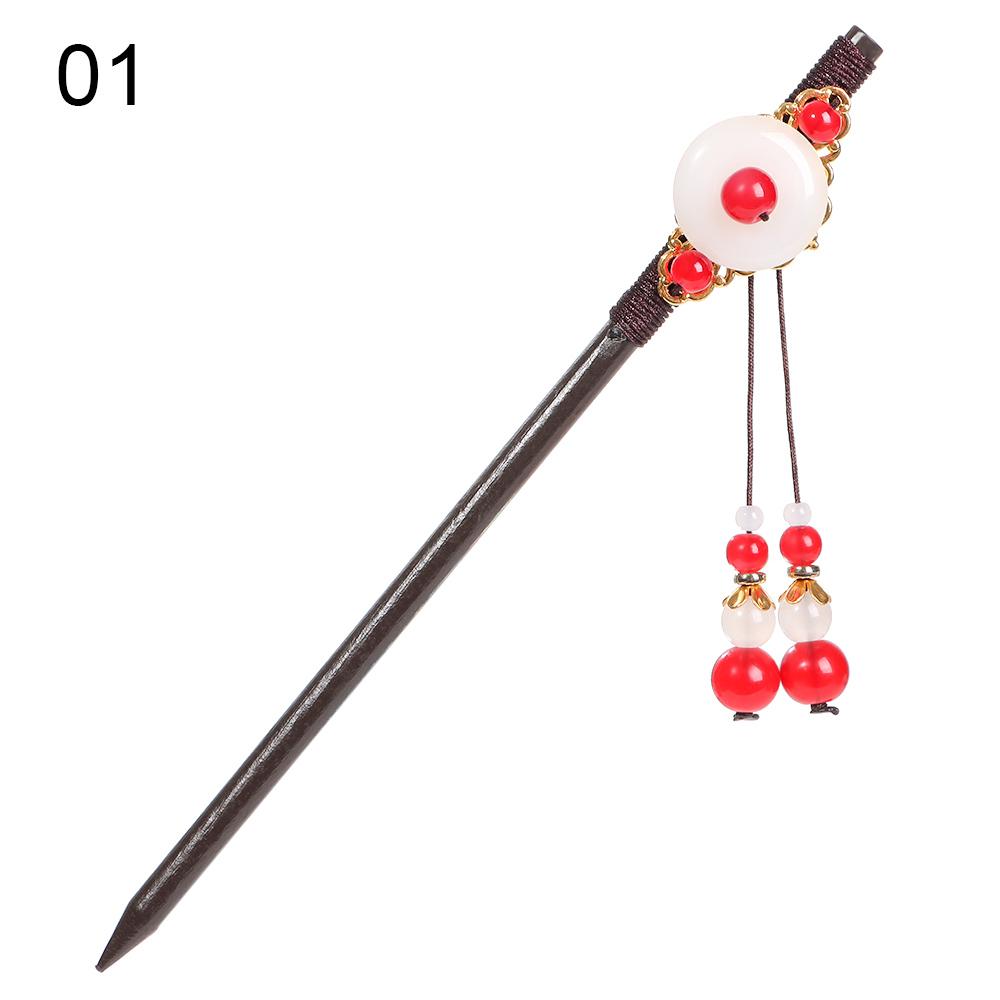 Эбеновые кисточки Ретро стиль Ручная работа Аксессуары для волос Палочки для волос Инструменты для укладки волос Заколка