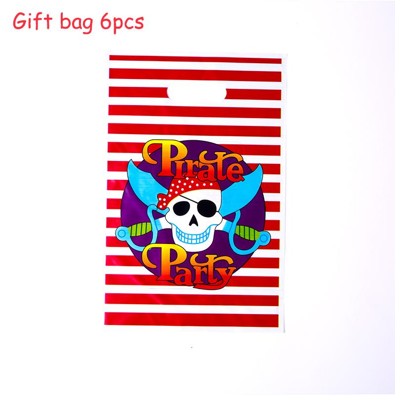 Пиратская тематика Мультяшные украшения Одноразовая посуда Бумажные тарелки Чашки Воздушные шары Детские сувениры День рождения День рождения Baby Shower Supplie