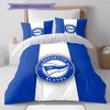 Deportivo Alaves Pattern Bedding,Quilt Set Quilt Cover Pillowcase Home Birthday Gift (1 * duvet cover + 2 * pillowcase, without core)