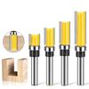 Milling Cutter 8mm Shank Template Trim Hinge Mortising Router Bit Straight End Mill Flush Trim Tenon Woodworking Tools