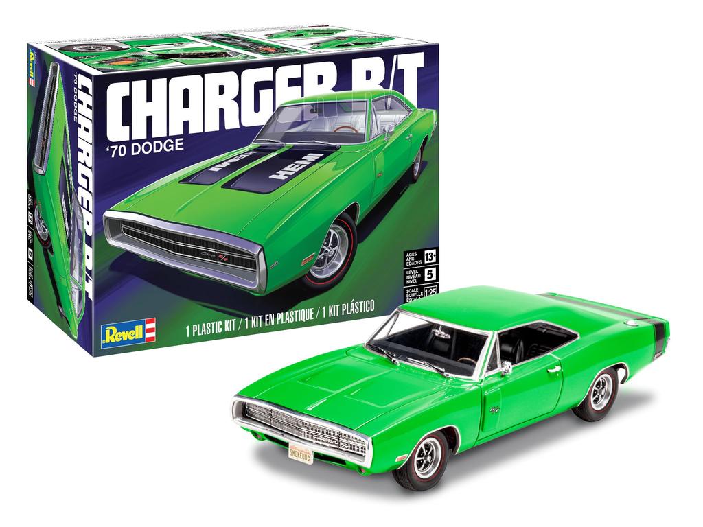 Revell 14561 1970 Dodge Charger R/T 125scale 117piece Skill Level 5 Model Assembly Kit