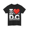 Я люблю DC, Иконы Вашингтона DC и Сердце Футболка