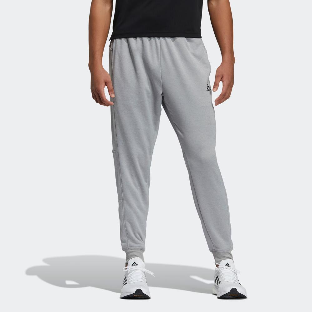 adidas Повседневные брюки AEROREADY Мужские Средние Серо-меланжевые GN0805