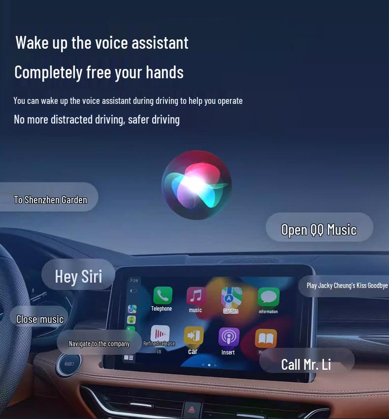 Беспроводной адаптер CarPlay и Android Auto 2-в-1 для бесперебойной автомобильной навигации