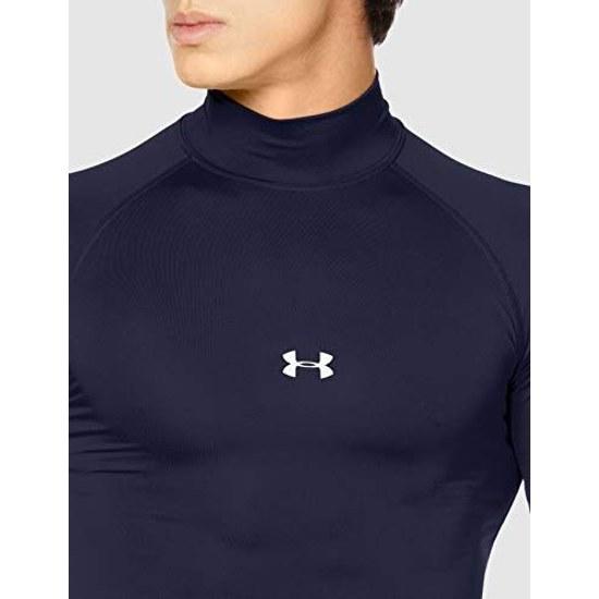 Under Armour UA HeatGear Armor Compression Short Sleeve Mock Neck Shirt Mens