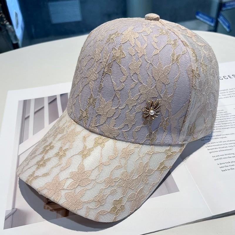 Летняя женская легкая кружевная бейсболка от мелкого дождя с козырьком и дышащей сеткой для защиты от солнца
