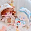 Strap Pants Cotton Doll Suit Dress Up Plush Dolls Clothes Cotton Doll Clothes Set  Children's Gift