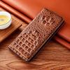 Магнитный чехол-книжка из натуральной крокодиловой кожи для Samsung Galaxy S24 S23 S22 S21 S20 FE Ultra Plus, всесторонний чехол