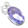 Alexandrite Quartz Gemstone 925 Sterling Silver Jewelry Pendant 2.17"