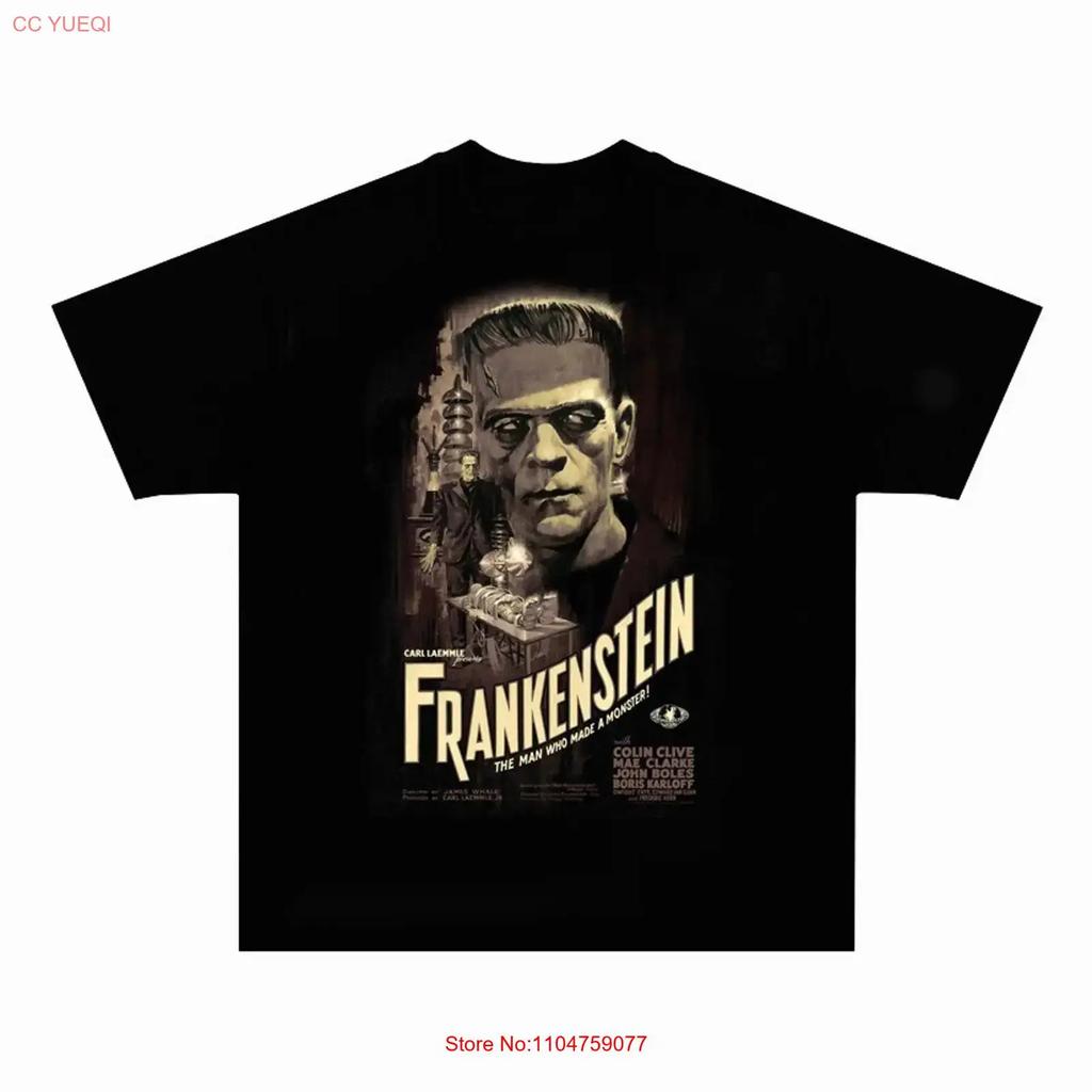 Retro FRANKENSTEIN Classic MovieT T Shirt for Fan S 5XL vintage Washed streetwear Stylish Casual Comfortable