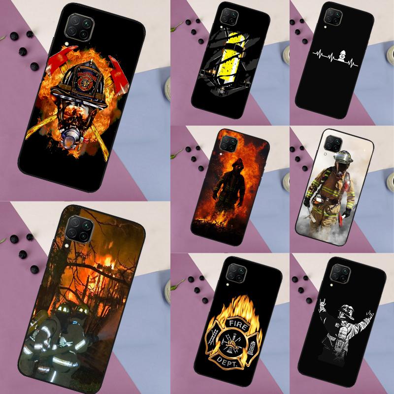 Firefighter Heroes Fireman For Huawei Nova Y91 Y90 Y60 Y70 Y61 9 10 SE Nova 11 Pro 3i 8i 11i 5T P20 P40 P30 Lite Case