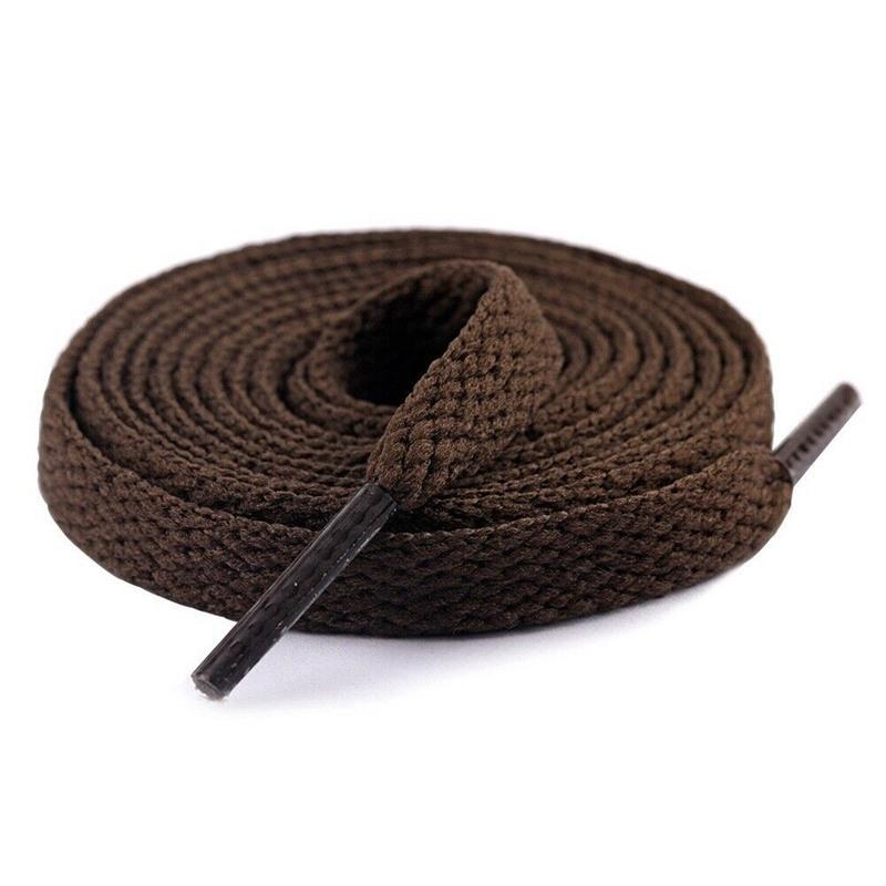 Black White Colour Flat Tie Shoe Laces Boots Trainers Shoes Laces Shoe Laces