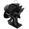 6 Blades Heat Powered Stove Fan Self Starting High Temperature Resistant Fireplace Fan LT385 4