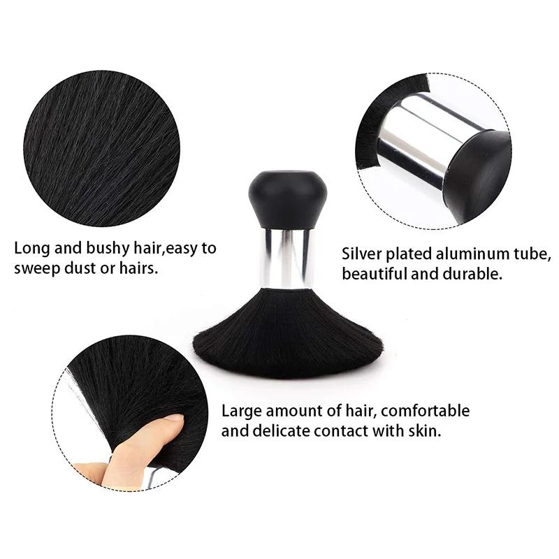 Большая парикмахерская щетка для шеи, дастер для бороды, мягкая для стрижки волос, очистки шеи и лица, щетки для сметания волос, инструмент для стрижки в салоне