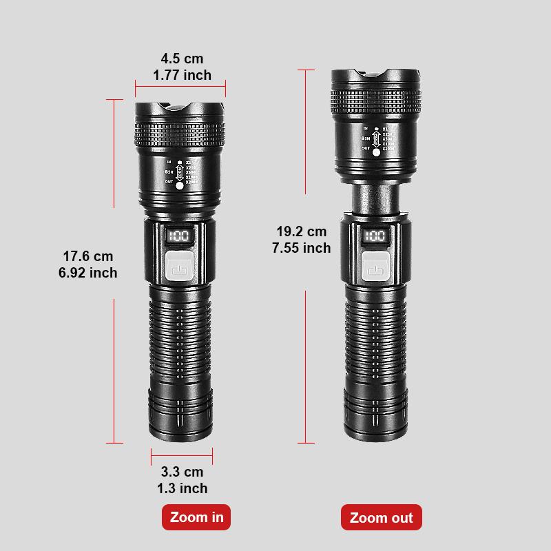 10000 люмен супер яркий светодиодный фонарик дальнего действия уличный водонепроницаемый фонарик для кемпинга фонарь