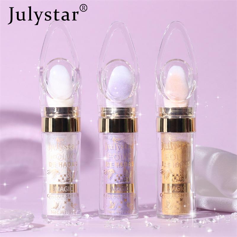 Highlighter Patting Powder Full Body BrighTening Natural 3D Contouring Blush Elf Pearl Glitter Powder